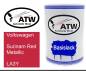 Preview: Volkswagen, Surinam Red Metallic, LA3Y: 500ml Lackdose, von ATW Autoteile West.